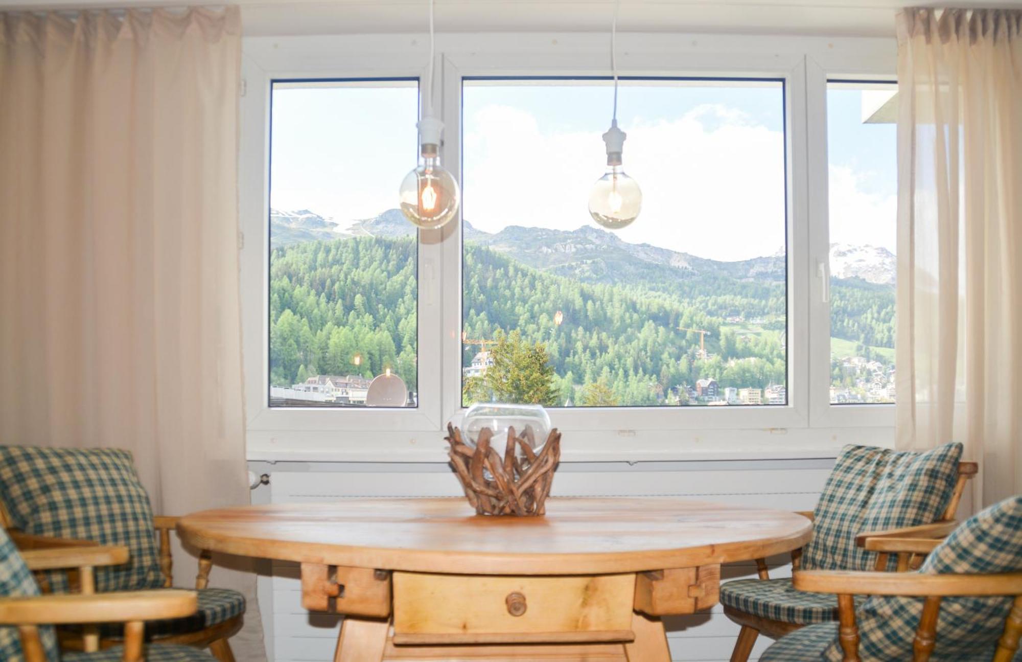 Swissme - Neu-Seeblick-Balkon-Parkplatz-Nahe Bergbahn Санкт-Мориц Экстерьер фото